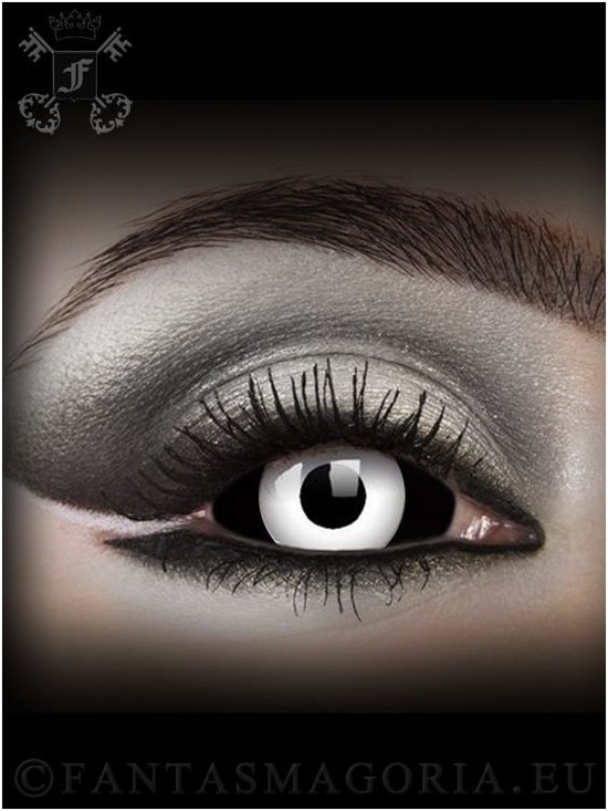 sclera contact lenses Black&White | Fantasmagoria.eu ...