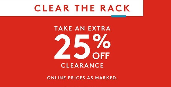 Nordstrom Rack: Extra 25% off :: Southern Savers