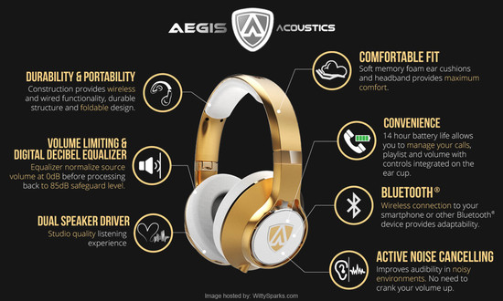 AEGIS PRO Headphones Designed To Prevent Hearing Loss ...