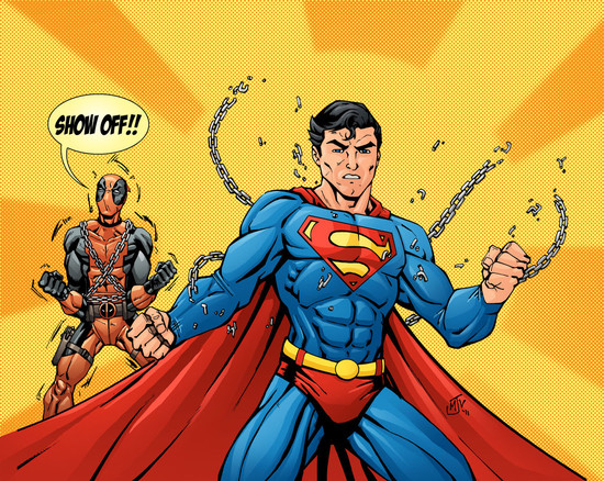 Superman and Deadpool by Vulture34 on DeviantArt