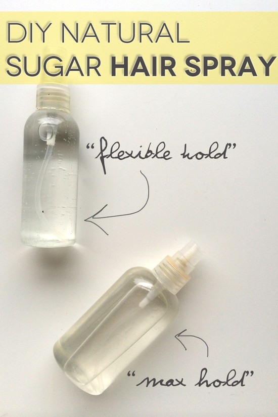 DIY Natural Sugar Hair Spray | In Sonnet's Kitchen