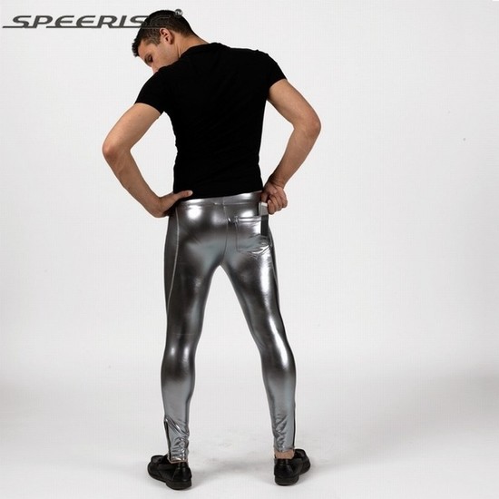 Aliexpress.com : Buy Speerise Men Shiny Lycra Leggings ...
