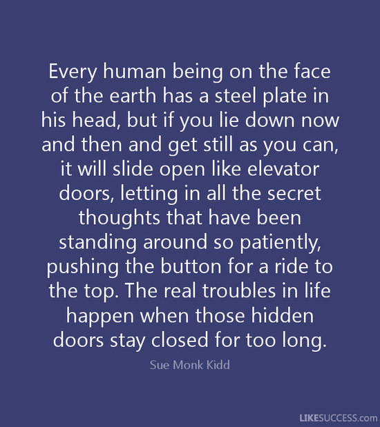Every human being on the face of the ear by Sue Monk Kidd ...
