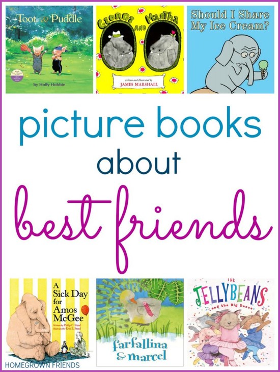 Picture Books About Best Friends - Homegrown Friends