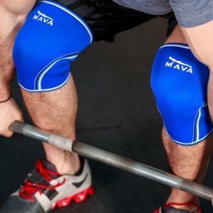 Amazon.com: Pair of Knee Compression Sleeves Neoprene 7mm ...