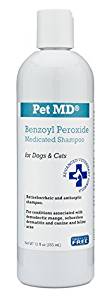 : Amazon.com: Pet MD Benzoyl Peroxide Medicated Shampoo ...