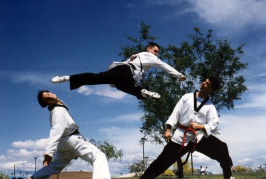 Korean Martial Arts Trademark High Flying Kicks | John ...