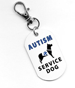 Pet Identification Tags : Amazon.com: AUTISM SERVICE DOG ...