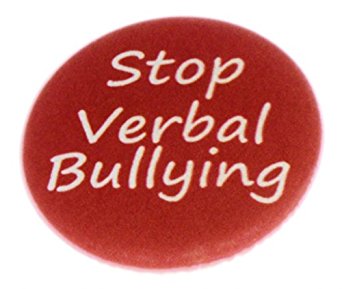 Amazon.com: A&T Designs Unisex - Stop Verbal Bullying 1.25 ...
