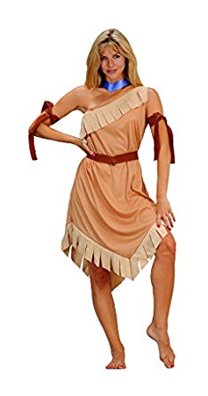 Amazon.com: RG Costumes Women's Pocahontas, Brown, One ...