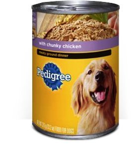 Pedigree Meaty Ground Dinner with Chunky Chicken Canned ...