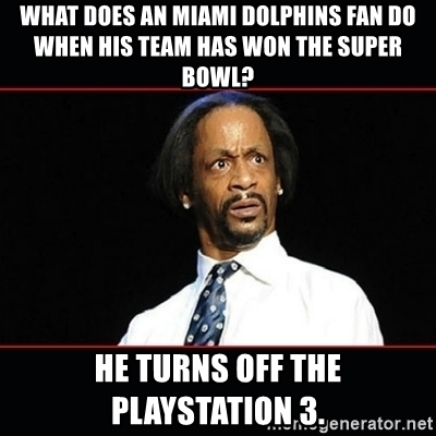 what does an miami dolphins fan do when his team has won ...