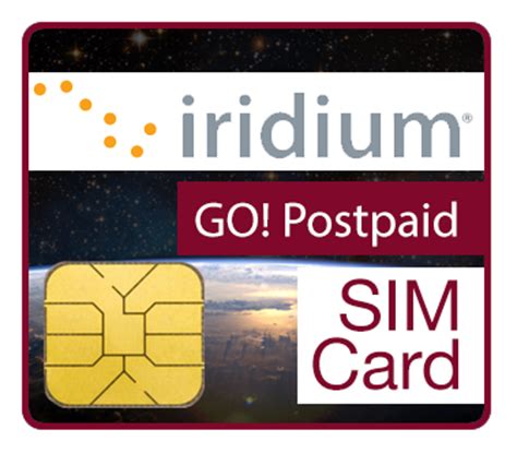 Iridium GO! Postpaid SIM Card