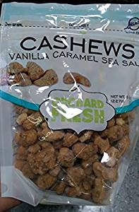 Hines Orchard Fresh Cashews Vanilla caramel sea salt 8 oz ...