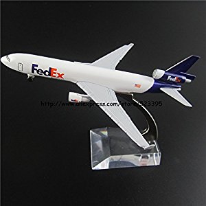 Amazon.com : 12.5cm Alloy Metal Air Fedex McDonnell MD-11 ...