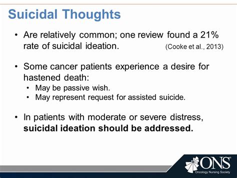 Distress in Cancer Patients - ppt download