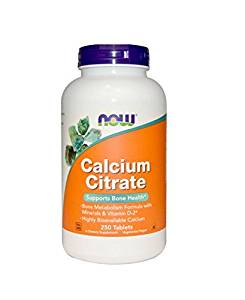 Amazon.com: NOW Foods Calcium Citrate, 250 Tablets: Health ...