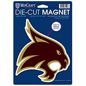 Amazon.com : NCAA Texas State Bobcats Die Cut Logo Magnet ...
