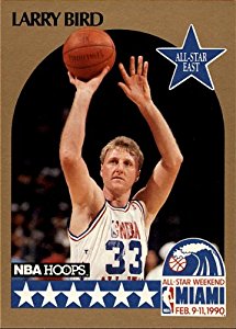 Amazon.com: 1990 NBA Hoops - Larry Bird - Boston Celtics ...
