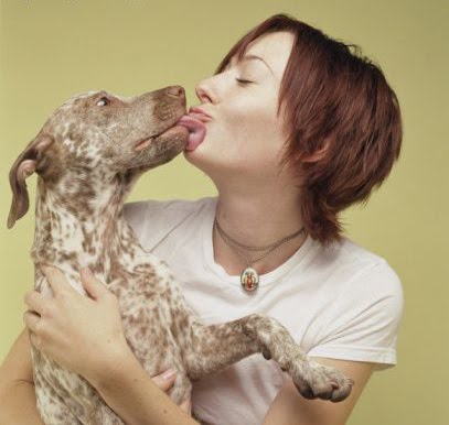 The dog in world: Is it Safe to Kiss Your Pet