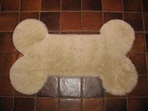 Amazon.com - Pet Faux Fur Dog Bone Rug 45" x 13" x 28 ...