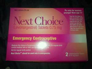 Next Choice Emergency Contraceptive Plan B Morning After ...