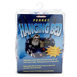 Amazon.com : Marshall Ferret Hanging Bed, Pattern Fleece ...