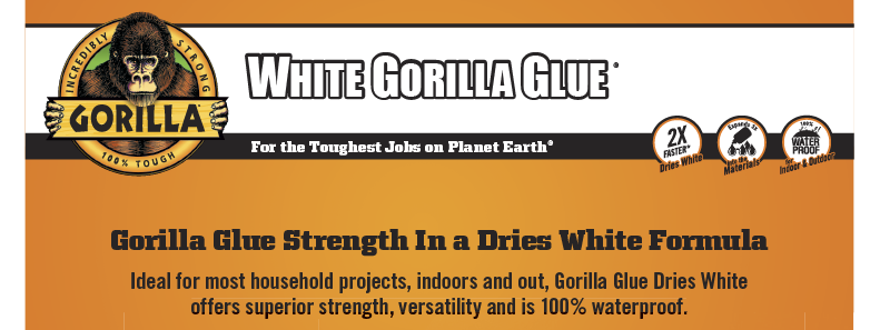 Gorilla White Gorilla Glue, 2 oz., White - - Amazon.com