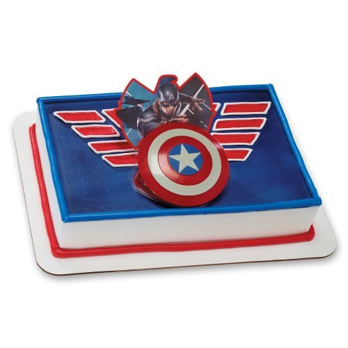 Captain America Birthday Cake: Amazon.com