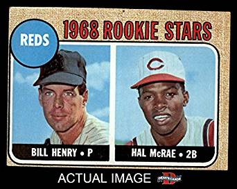 Amazon.com: 1968 Topps # 384 Reds Rookies Hal McRae / Bill ...