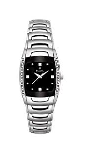 Amazon.com: Bulova Women's 96R40 Diamond Accented Watch ...
