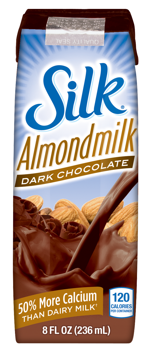 Silk Almond Milk, Dark Chocolate, 8 Fluid Ounce (Pack of ...