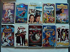 Amazon.com: Disney 10 Pack VHS Movies, Walt Disney : The ...