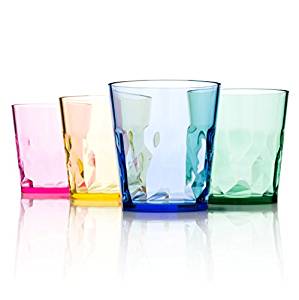 Amazon.com | 8 oz Premium Juice Glasses - Set of 4 ...