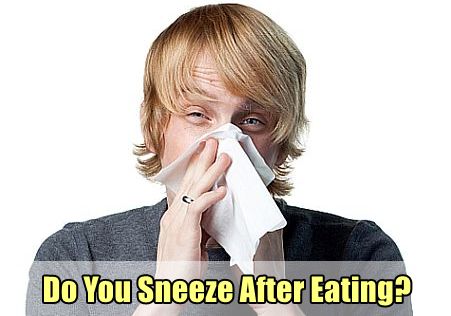 Sneezing After Eating - Why Do I Sneeze After a Meal?