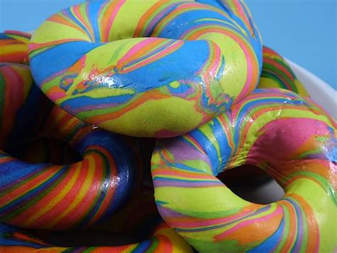 Rainbow bagels and confetti cream cheese - Business Insider