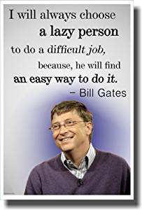 Amazon.com: Lazy Person - Bill Gates - NEW Famous Person ...
