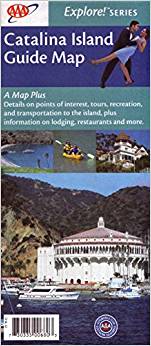 AAA Catalina Island Guide Map, Avalon, California, USA ...