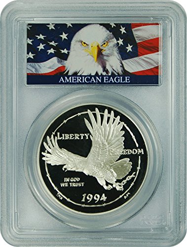 1994 Modern Commemorative P.O.W. Bald Eagle Label Dollar ...
