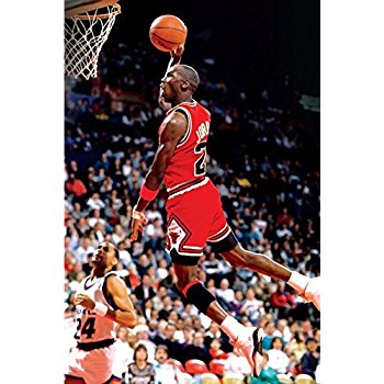 Amazon.com: Michael Jordan Famous Foul Line Dunk Sports ...