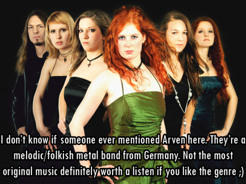 Female fronted bands confessions