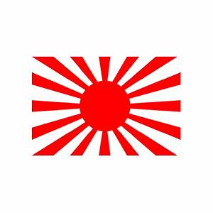 Amazon.com: (2x) Rising Sun Flag - Imperial Japanese ...