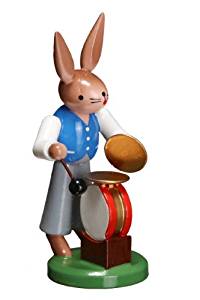 Amazon.com - Cute Miniature of Bunny Musician with Bass ...
