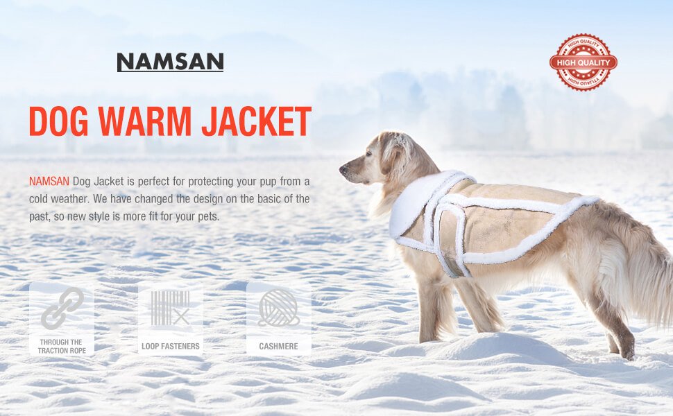Amazon.com : Namsan Dog Warm Coat, Dog Jacket, Winter Dog ...