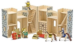 Amazon.com: Melissa & Doug Kids Fold & Go Play Castle ...