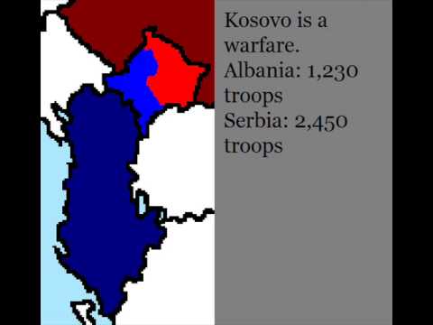 War simularion: Serbia vs Albania - YouTube