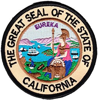 Amazon.com: California - 3" Round State Seal Patch: Clothing