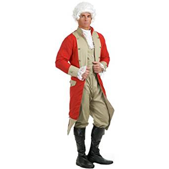 Amazon.com: Charades Men's British Red Coat Costume Set ...