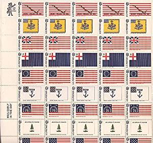 Amazon.com: Historic Flag Series Sheet of 50 x 6 Cent US ...