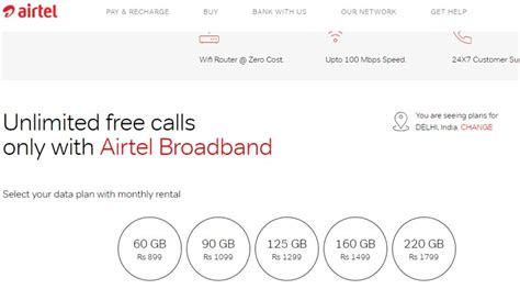 Airtel offering 100 per cent more data to V-Fiber ...